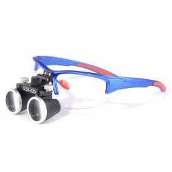 YUYO DY-117 Dental Medical Binocular Surgical Loupe 3.5X-420mm Adjustable