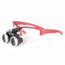 YUYO DY-117 Dental Medical Binocular Surgical Loupe 3.5X-420mm Adjustable