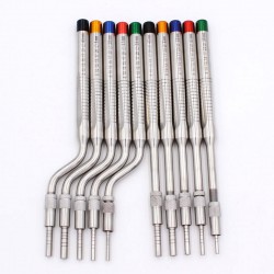 5 Pcs/Set Dental Implant Osteotome Instrument Sinus Lift Curved & Straight
