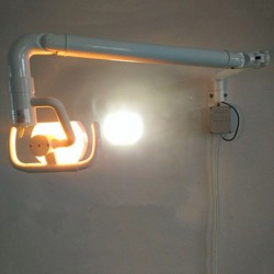50W Wall Mounted Dental Medical Oral Surgical Light Lamp with Arm Shadowless Cold Light