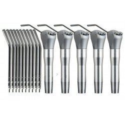 5PCS Dental 3-Way Syringe with Nozzles Tips