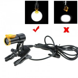 5W Dental Medical LED Headlight with Filter Clip-on Headlight for Loupes