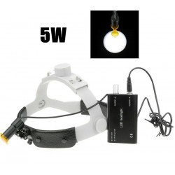 5W Dental Medical LED Headlight with Filter Headband Surgical Headlamp