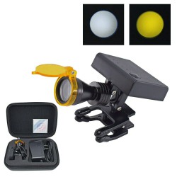 5W LED Wireless Clip-on Dental Headlight with Optical Filter