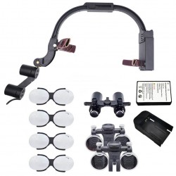 5X / 6X Headband Dental Surgical Loupe with 5W LED Headlight + Presbyopic Glasses