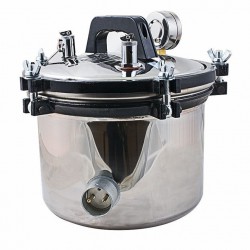 8L Small Portable Stainless Steel Autoclave Steam Sterilizer for Dental Medical
