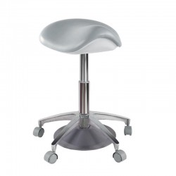 AD-FC Dental Saddle Chair Mobile Assistant Hygienist Stool PU Leather Foot Control