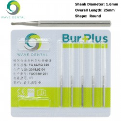 10Pcs FG 330 Carbide Burs Dental Friction Grip Pear Head Carbide Bur