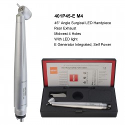 BEING 401P45 Dental 45° Surgical Handpiece with LED E Genreator 4 Hole Standard Head