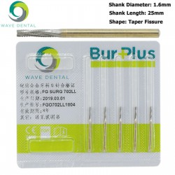 10Pcs FG 702LL Burs Dental Wisdom Teeth Extraction Carbide Bur