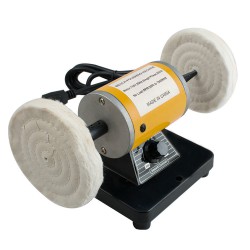 Benchtop Mini Dental Lab Buffer Polisher Polishing Lathe Machine