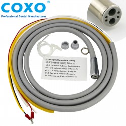 COXO Dental Fiber Optic Turbine Handpiece Tubing Hose 6 Hole Fit NSK KAVO