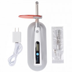 Dental Cordless 1 Sec LED Curing Light Metal Head 1400mw/cm2