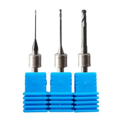Dental Diamond Coated Milling Burs 0.6mm/1.0mm/2.5mm Fit Zirconia/PMMA Milling