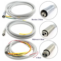 Dental Fiber Optic Turbine Handpiece Tubing 6 Hole / 4 Hole / 2 Hole