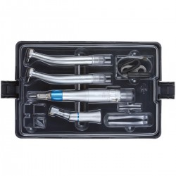 Dental High and Low Speed Handpiece Kit Push Button Type with Air Motor 2 Holes