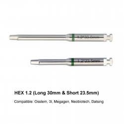 Dental Implant Abutment Latch Screwdriver Hex Driver Stainless Steel Long Short