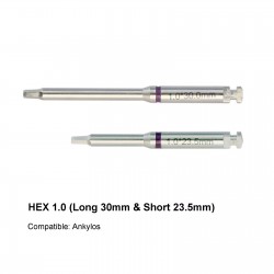 Dental Implant Abutment Latch Screwdriver Hex Driver Stainless Steel Long Short