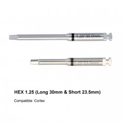 Dental Implant Abutment Latch Screwdriver Hex Driver Stainless Steel Long Short