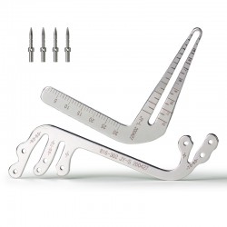 Dental Implant Locator Surgical Drill Guide Instrument Measuring Ruler Calipers Guage