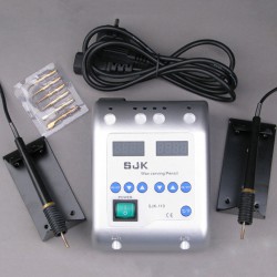 Dental Lab Electric Waxer Carving Knife Double/2 Pen + 6 Tips