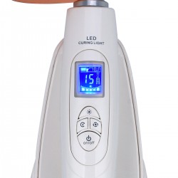 Dental LED Curing Light Cordless Resin Cure Lamp with Light Meter 2000mw/cm2