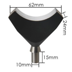Dental Whitening Tip Teeth Bleaching Accelerator Tip For Curing Light 10mm