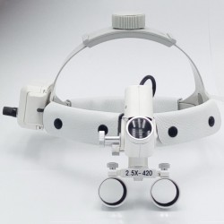 DY-106 2.5X420mm Headband Dental Medical Surgical Loupe with LED Headlight