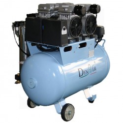 DYNAIR® DA5002D 1100W Dental Silent Oil Free Air Compressor with Air Dryer