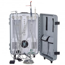 Dynamic® DU893 Portable Dental Unit with Compressor + Scaler Handpiece + Curing Light