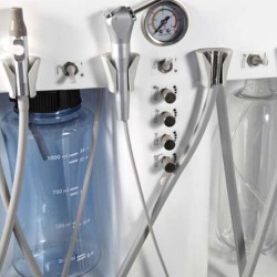 Dynamic® DU893 Portable Dental Unit with Compressor + Scaler Handpiece + Curing Light
