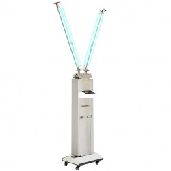 FY 120W-220W Portable UV+Ozone Disinfection Lamp Stainless Steel Ultraviolet Light Sterilizer Trolley