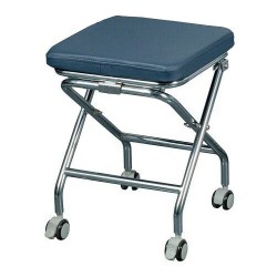 Greeloy GU-P103 Portable Dental Folding Stool Foldable Chair Stainless Steel
