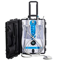 Greeloy GU-P204S Portable Dental Unit with Compressor+ Suction+ Triplex Syringe