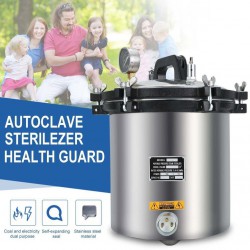 18L Portable High Pressure Steam Sterilizer Medical Dental Tattoo Autoclave Sterilization