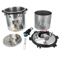 18L Portable High Pressure Steam Sterilizer Medical Dental Tattoo Autoclave Sterilization