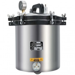 18L Portable High Pressure Steam Sterilizer Medical Dental Tattoo Autoclave Sterilization
