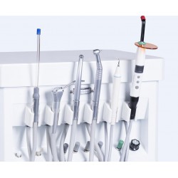 GREELOY GU-P209 Mobile Dental Delivery Cart Unit with Air Compressor+ Scaler+ Curing Light
