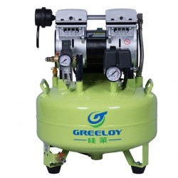Greeloy® GA-61 600W Dental Lab Medical Oilless Air Compressor with Tank