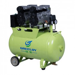Greeloy® GA-82X 1600W/2HP Silent Dental Oilless Air Compressor with Silent Cabinet