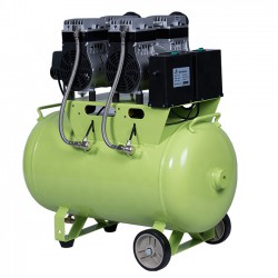 Greeloy® GA-82X 1600W/2HP Silent Dental Oilless Air Compressor with Silent Cabinet