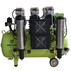 Greeloy® GA-83Y 2400W/3HP Silent Dental Oilless Air Compressor with Dryer