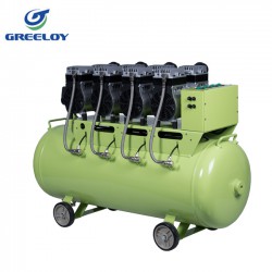 Greeloy® GA-84 4HP Dental Slient Oilless Air Compressor 120L Tank 620L/min