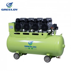 Greeloy® GA-84 4HP Dental Slient Oilless Air Compressor 120L Tank 620L/min
