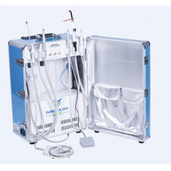 Greeloy® GU-P206 Portable Dental Unit with compressor + Curing Light + Scaler Handpiece