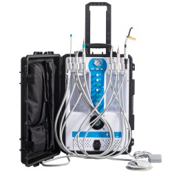 Greeloy® GU-P206S Dental Portable Unit with Compressor + Curing Light + Scaler Handpiece 2/4Holes