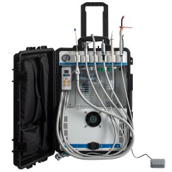 Greeloy® GU-P208 Portable Dental Unit + Electric Dental Motor + Curing Light + Scaler Handpiece