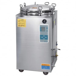 JIBIMED LS-LD 35L/ 50L/ 75L/ 100L/ 120L/ 150L Large Vertical Autoclave Steam Sterilizer 105℃ - 134℃ LED Display