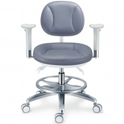 PLST-082-085 Ergonomic Dental Microscope Stool Operator Surgeon Chair with Amrest & Backrest