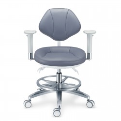 PLST-082-085 Ergonomic Dental Microscope Stool Operator Surgeon Chair with Amrest & Backrest